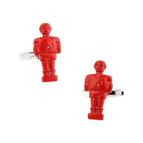 Fashion Red Robot Cufflink Cuff Link 4 Pairs Wholesale Free Shipping