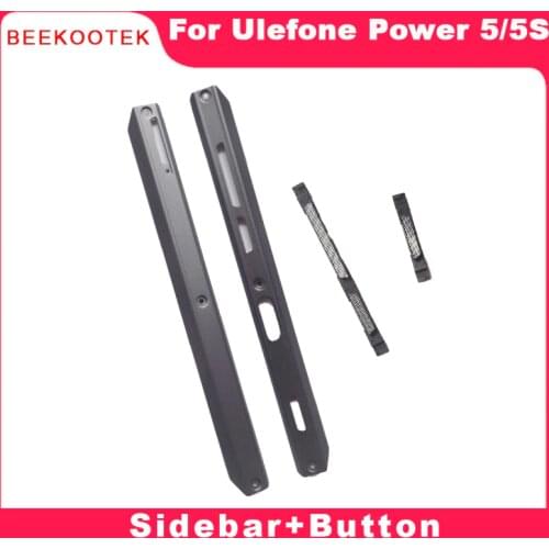 New Original Ulefone Power 5 Middle Side Metal Frame Housings Cover Middle Repair Bumper Accessories For Ulefone Power 5S Phone