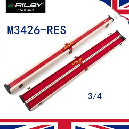 RILEY M3426-RES Snooker Cue Case Box 3/4 Rod Box Durable Kit Box Durable Kit Box Professional Billiard Stick Accessories 2019