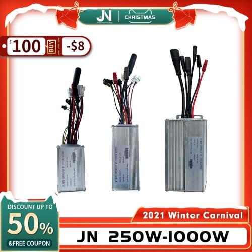 Ebike JN 15A/17A/22A/25A/30A SM Plug With Light Square Wave Controller Use For S900/GD01/M6 Display Elecrtic Bike Conversion Kit