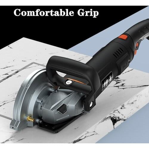 Cutting machine concrete with water and dust-free hydropower installation wall corner mill to high power cutting