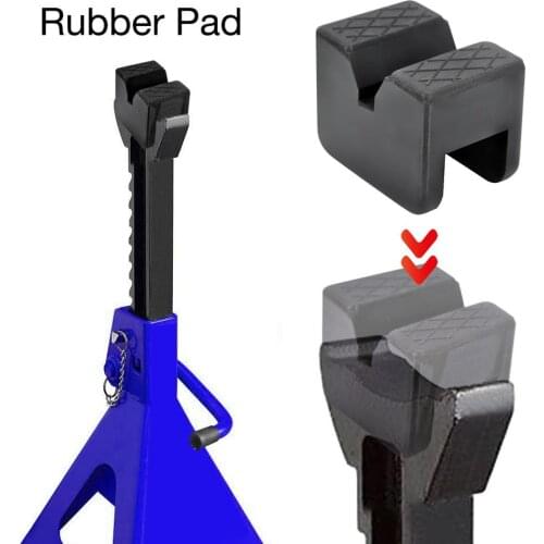 Universal Car Jack Adapter Slotted Frame Lift Rubber Pad Heavy Jack Support Block Rail Floor Stand Holder Auto Repairing Tools