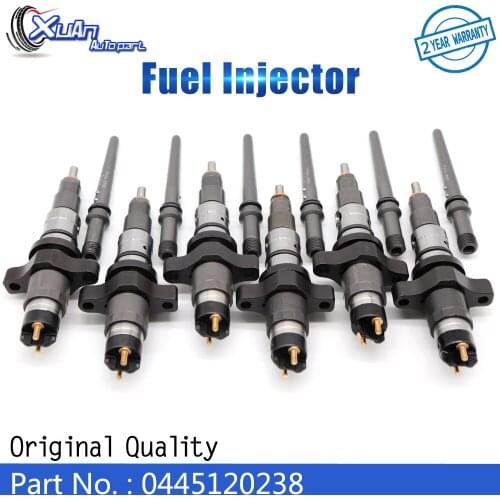 XUAN High Quality Common Rail Diesel Fuel Injector 0445120238 For Dodge Ram 2500 3500 Cummins Trucks 5.9L 2004-2009