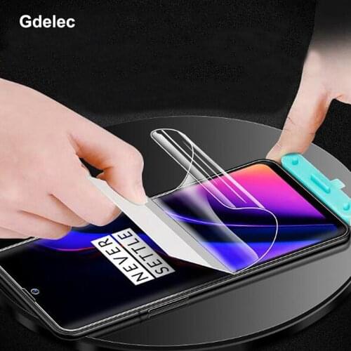 Full Cover Soft Hydrogel Film Front+Back For ONEPLUS 7pro 6T 6 5T 3T TPU nano Screen protector Film for oneplus 8 pro with Tools