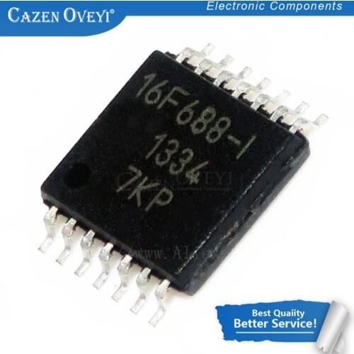 1pcs/lot PIC16F688-I/ PIC16F688 TSSOP-14 In Stock