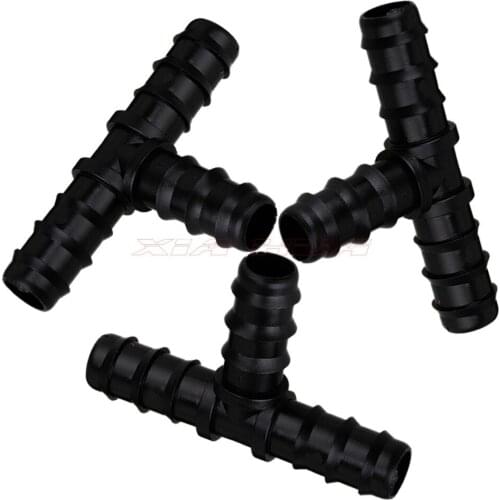 20PCS externally threaded tee 16mm Bar Drip Tee Connector Fittings greenhouse micro nozzle fittings tee connection pipe