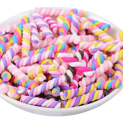 30 Pcs 24mm Clay Marshmallow Mini Mixed Candy Flat Back Cabochon Scrapbooking Kawaii DIY Decoration Accessories