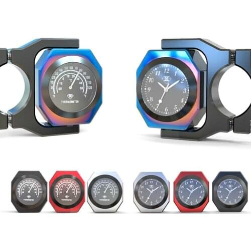 For motorcycle modified accessories outdoor equipment waterproof electronic clock thermometer meter
