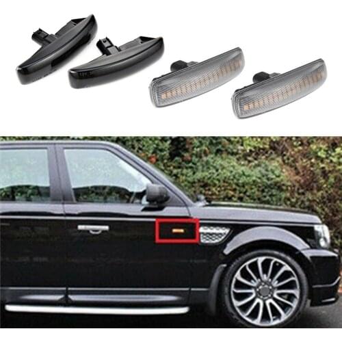LED Side Marker Lights yellow white Signal Lamps For 2006 2007 2008 2009 2010 2012 2013 Range Rover Sport Discovery LR3 LR4 LR2
