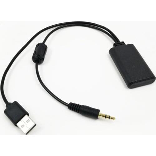 Biurlink Car Aux Receiver Wireless Bluetooth Receiver 3.5MM Aux USB Stereo Music Audio Adapter for BMW Volkswagen Peugeot