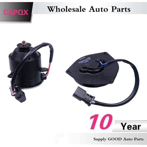 CAPQX 2PCS/lot Auto Car Engine Electric Cooling Fan Radiator Motor For CRV RD5 RD7 2002-2006 OEM#38616-PT0-003 19030-RAA-A01