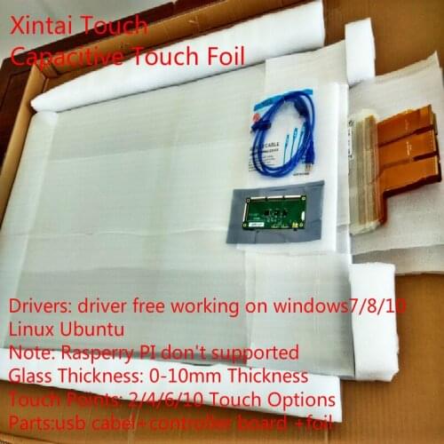 Fast Shipping! 2015 Best Price 50" Real 6 points capacitive touch foil,multi touch film,touch screen film