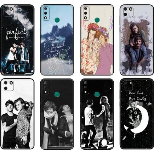 Black tpu Case For Huawei Y9S Y6S Y8S Y5P Y7P Y8P Case For Huawei Y5 lite Prime 2018 Y6 2019 Cover Larry Stylinson