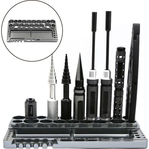 Alloy RC Maintenance Tools Holder Screwdriver Organizer for RC Model DIY