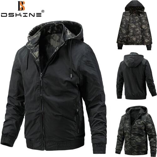 DSKINE Hooded Jackets For Men