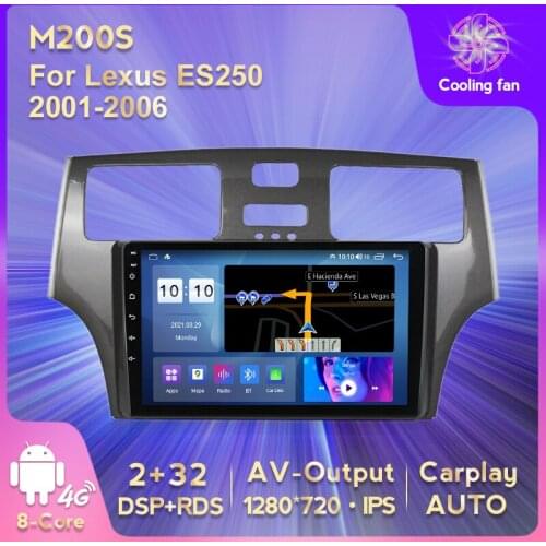 4G Lte DSP IPS Android 10 Head Unit Car Radio Multimedia Video Player Navigation GPS For Lexus ES250 ES300 ES330 2001- 2006