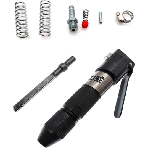 Stone Pneumatic Engraving Machine Powerful Air Hammer Stone Art Carving Tool Stone Relief Carving Pen 5500BPM With 4 Inch Cutter