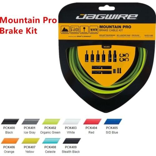 .Jagwire Mountain Pro Brake Kit Metal wire pipe V brake wire pull brake XT T780 10 colors