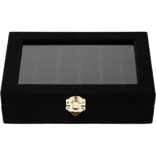 PU Leather/Wood Watch Jewelry Necklace Rings Box Storage Display Container Holder Tray Zippere Travel Watch Collector Case gift