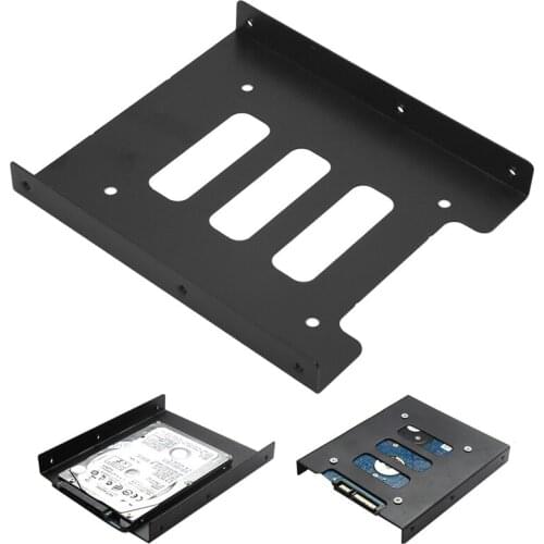 2.5" to 3.5"SSD HDD Metal Adapter Mounting Bracket Hard Drive Holder Dock For PC