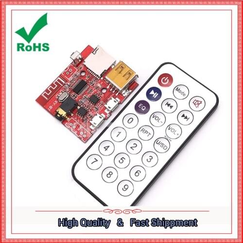 Bluetooth MP3 decoding module audio receiver board lossless car speaker amplifier modified Bluetooth 4.1 circuit board module