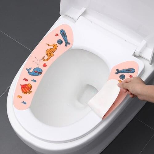 Stickers Toilet mat bathroom mats set Self-adhesive disposable Seat covers Cushion For home and comfort WC bathroom accessories