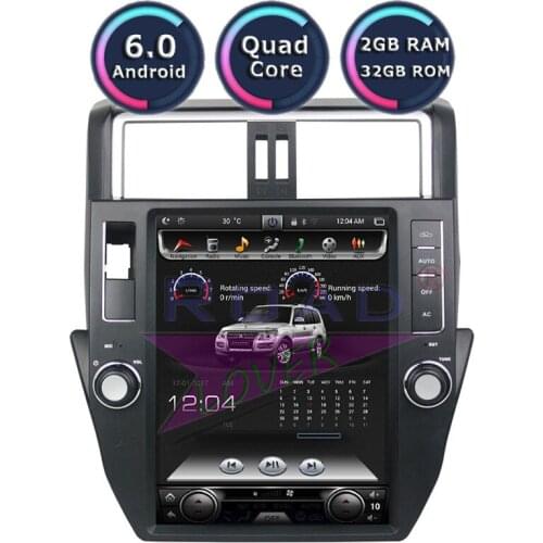 Roadlover Android 6.0 Car Multimeida Radio Player For Toyota Prado 2010 2011 2012 Stereo GPS Navigation Automagnitol 2Din NO DVD