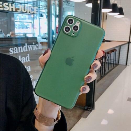 Ricestate 0.3mm Ultra Thin Matte case for iphone 11 Pro Max X XS MAX XR PC Material Cover Case For iphone 12 Pro Max case