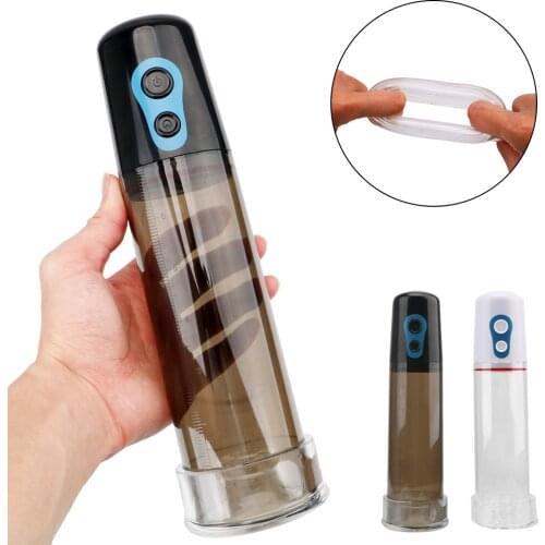 Automatic Sex Toys for Men Penis Pump Sex Toys Penis Enlargement Increase Length Vacuum Dick Extender Vacuum Train Pump
