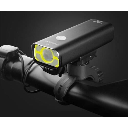 800Lumen Bicycle Headlight 5 Modes w/ Mode Memory Built-in 2500mAH Battery USB Charge Compact Size