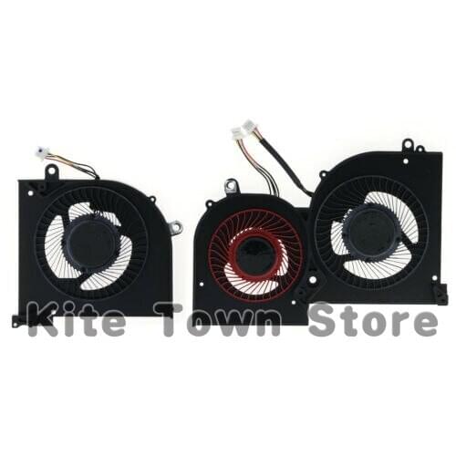 Laptop CPU GPU Cooling Fan for MSI GS65 MS-16Q2 16Q2-CPU-CW 16Q2-GPU-CW DC5V 0.5A