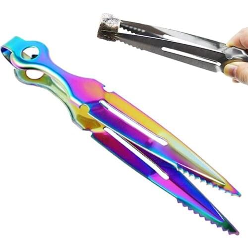 2Pcs Stainless Steel Charcoal Clip Length 230mm Smoke Cream Folder Hookah Tongs Chicha Holder Shisha Tong Smoking Accessories