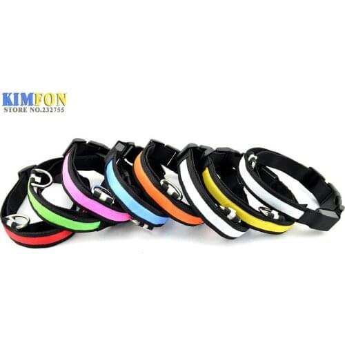 100Pcs/Lot Manufacturers Of Special Light Emitting Pet Dog Ring LED Dog Collar With A Special Flash Light