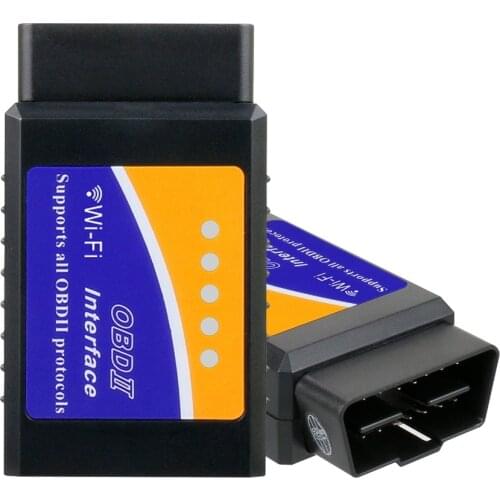 PICI8F25K80 Chip ELM327 Wifi Scanner Auto OBD2 Diagnostic Tool ELM 327 WIFI OBDII Scanner V 1.5 Wireless For Both Android / IOS