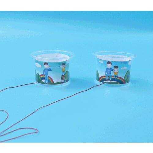 Diy earth telephone earth microphone transmission microphone kindergarten material package