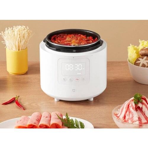 XIAOMI MIJIA Electric Pressure Rice Cooker Home Kitchen Appliance Intelligent Automatic Cook Work With Mijia App Online Recipes