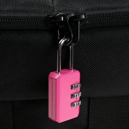 New 3 Dial Digit Combination Password Code Lock Suitcase Luggage Padlock Travel Accessories Drawer Cabinet Lock