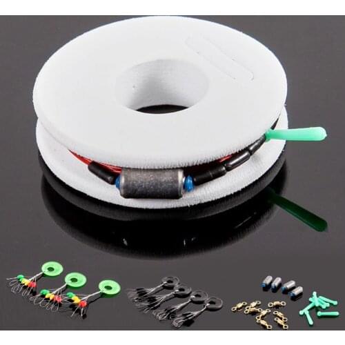 1PCS 2.0-4.0 Main Fishing Line Set Group for Fishing EVA Foam Board Space Bean Sinker Line Kit Rubber Fishing Float Seat