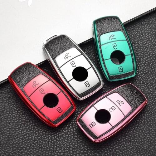 For Mercedes Benz 2017 2018 E Serials E300 E200 E220 Maybach S320L S450 S350 practical practical soft Car Remote Key Case Cover