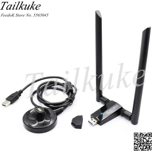 Rtl8812au Kali Linux Network Card Penetration Test Usb Wireless WiFi Transmitter Receiver AP Gigabit