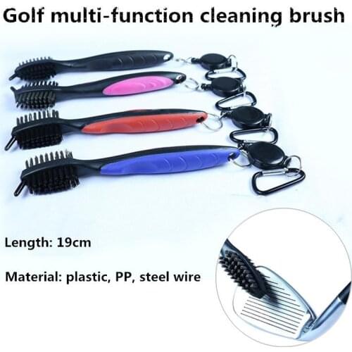 Mounchain Golf clubs Cleaning Brush Double-sided Brush Golf Supplies Cleaner Golf Accessory