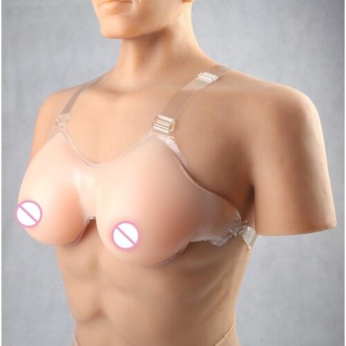 Promotion Strap Silicone Breast Forms Fake Boobs Crossdresser Shemale Trandsgender Breasts Enhancer Fake Silicone Tits