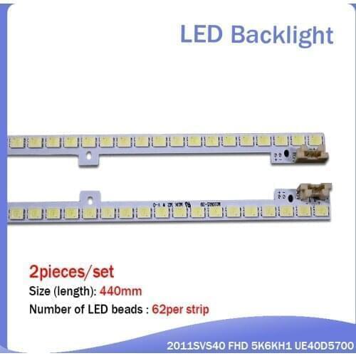 LED Backlight strip For SamSung 40 "TV UE40D5000 UA40D5000 BN64-01639A LTJ400HM03-h 2011SVS40 FHD 5K6KH1 UE40D5700 UE40D6100