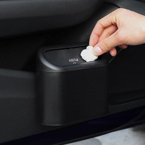 Universal Hanging Car Trash Garbage Can Flip Lid Dustbin Interior Organizer Box for Mazda 2 3 5 6 CX5 CX7 CX9 Atenza Axela