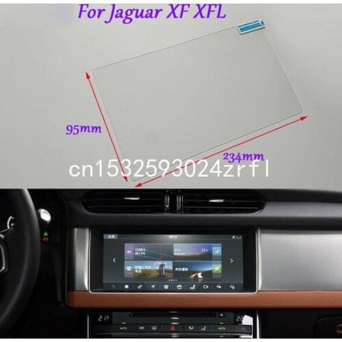 Internal Accessories 10 inch Car GPS Navigation Screen HD Glass Protective Film For Jaguar XF / XFL