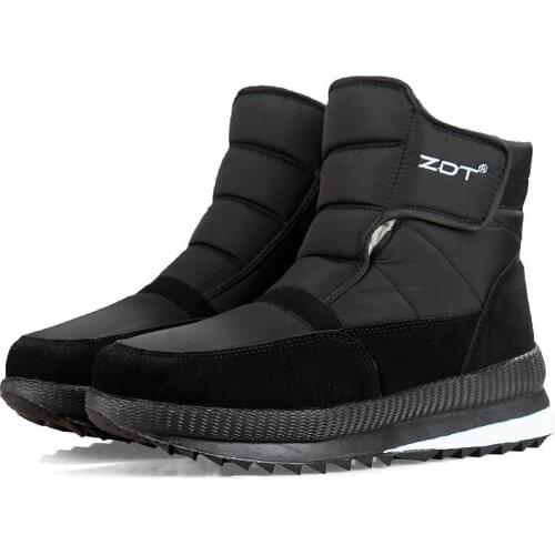 Winter Boots Thickened Snow Boots High Top Casual Mens And Womens Cotton Shoes Non Slip Warm Large Size -36-47