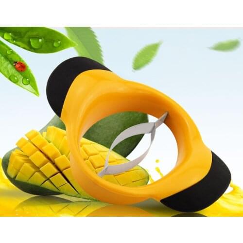 1PC Mango Splitters Fruit Vegetable Tool Peach Corers Peeler Shredder Slicer Cutter Kitchen Gadget Accessories Supplies OK 0470
