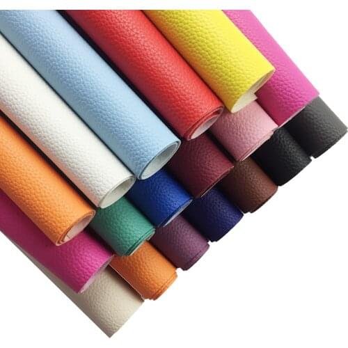 20*30cm Big Litchi Faux Synthetic Leather Fabric Fax Leather Sheets Sewing DIY Hairbow Bag Shoes Material 1Piece