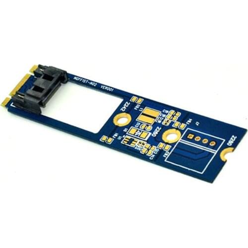 50pcs/lot M2 to SATA M.2 KEY B-M M2 NGFF SATA to 7Pin SATAIII SATA3.0 SSD Adapter Converter Board Card for Bitcoin Miner Mining