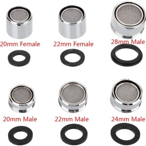 Bathroom Faucet Replacement Part Tap Aerator Water-saving Male Female Spout End Diffuser Filter Nozzle + Washer For Kitchen Tool